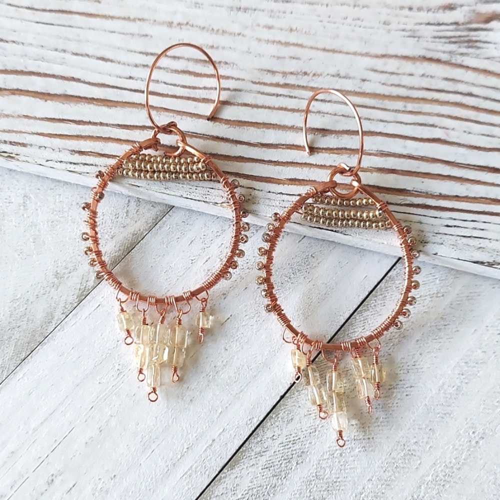 Artisan Jewelry Collection - Ilios Beaded Earrings